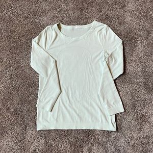 Lululemon pale green LS shirt